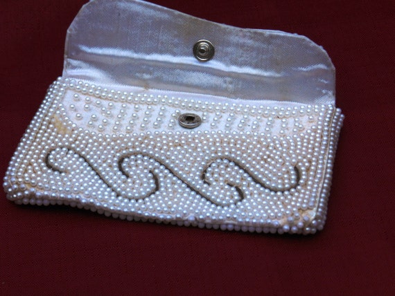 Vintage Small Beaded Clutch Purse by Bags by Susa… - image 2