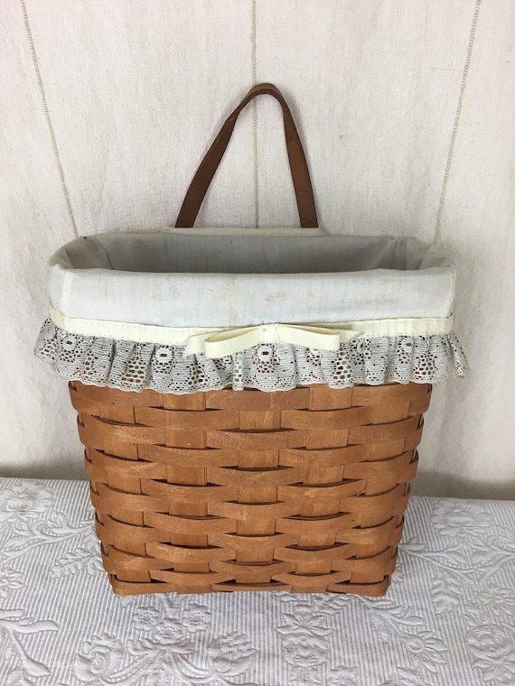 Longaberger Mail Basket Large Size 9 3/4 X 9 3/4 X 5 1/2 With