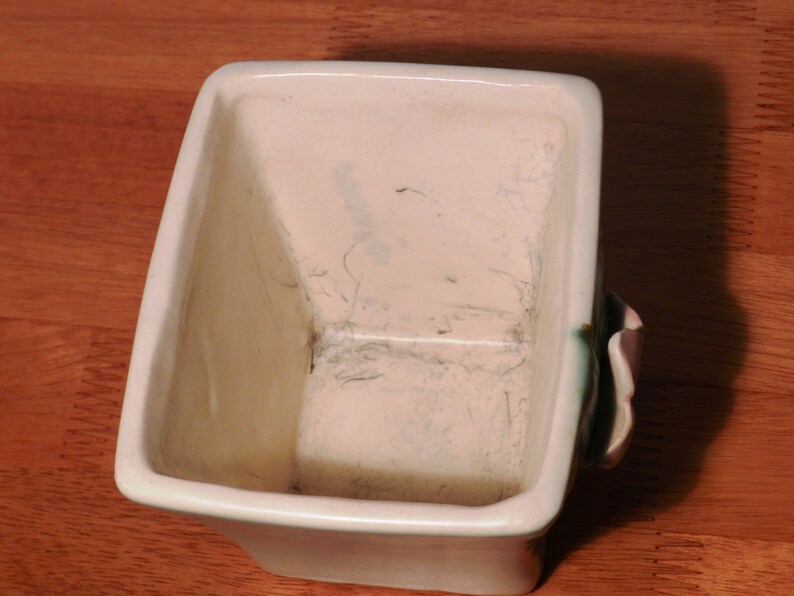 Vintage McCoy Pottery Square Jardiniere in the Blossom Time | Etsy