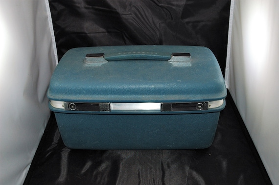 Vintage Samsonite Saturn Train Case Blue With Make up Tray and Mirror No Key 03897 Etsy UK