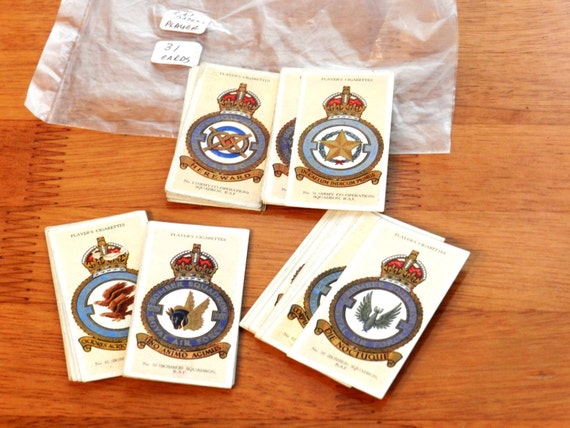 players cigarette cards raf badges John Player and Sons Imperial Tobacco Co. Cigarette Cards R.A.F. Badges 30  of 50 in Set 05088