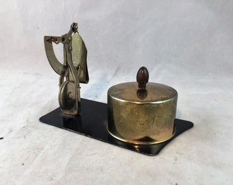 Vintage Desktop Postal Scale with Stamp Dispenser by Enesco 01956