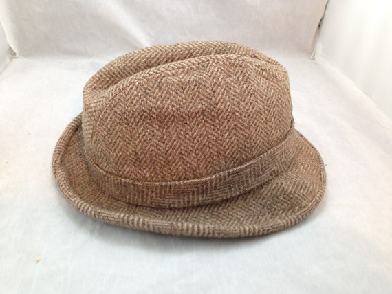 Vintage Pendleton Wool Multi Brown Herringbone Bu… - image 4