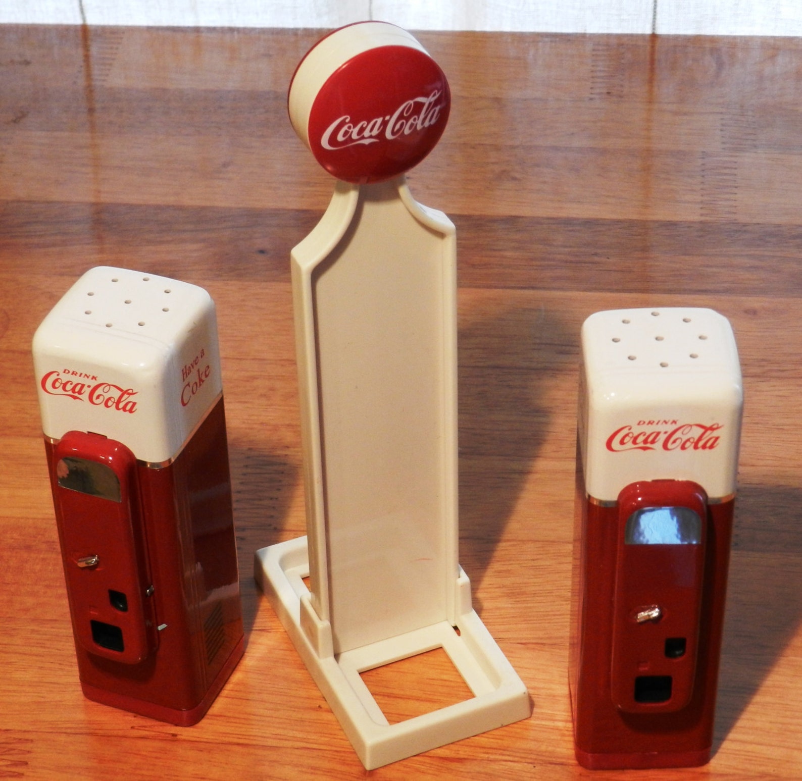 Vintage Coca Cola Salt and Pepper Shakers in Coke Machine Etsy