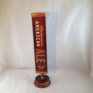 Limited Edition taphendel voor Budweiser American Ale 12 inch 3-zijdig houtlook 03977
