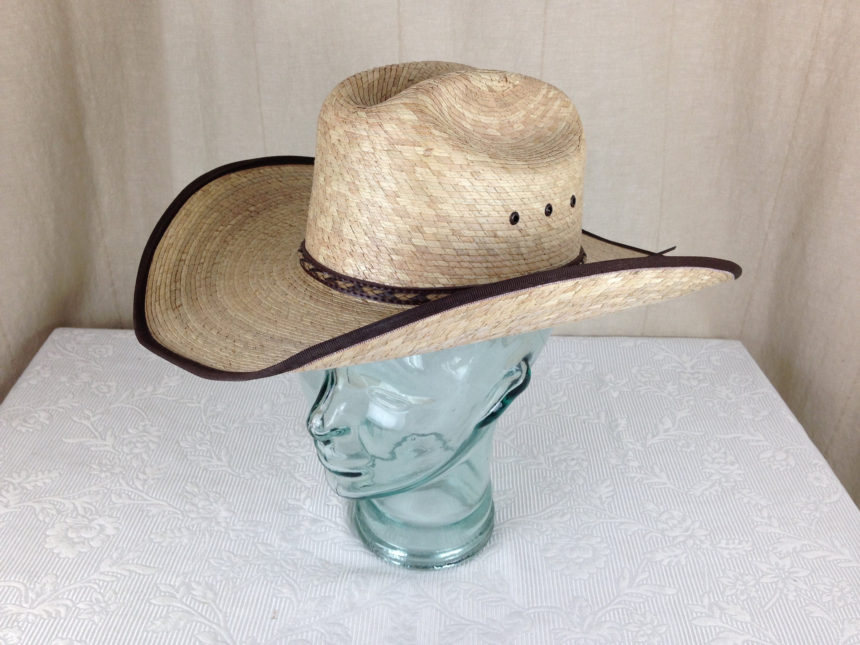 Paramount Outdoors 10X Straw Cowboy Hat Made in Mexico Size 7 03132 -   India