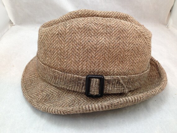 Vintage Pendleton Wool Multi Brown Herringbone Bu… - image 2