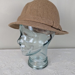 Vintage Stetson Short Brim Fedora  Light Brown Size Large    04548
