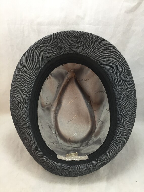 Vintage Stetson Fedora Polyester Fabric in a Very… - image 5