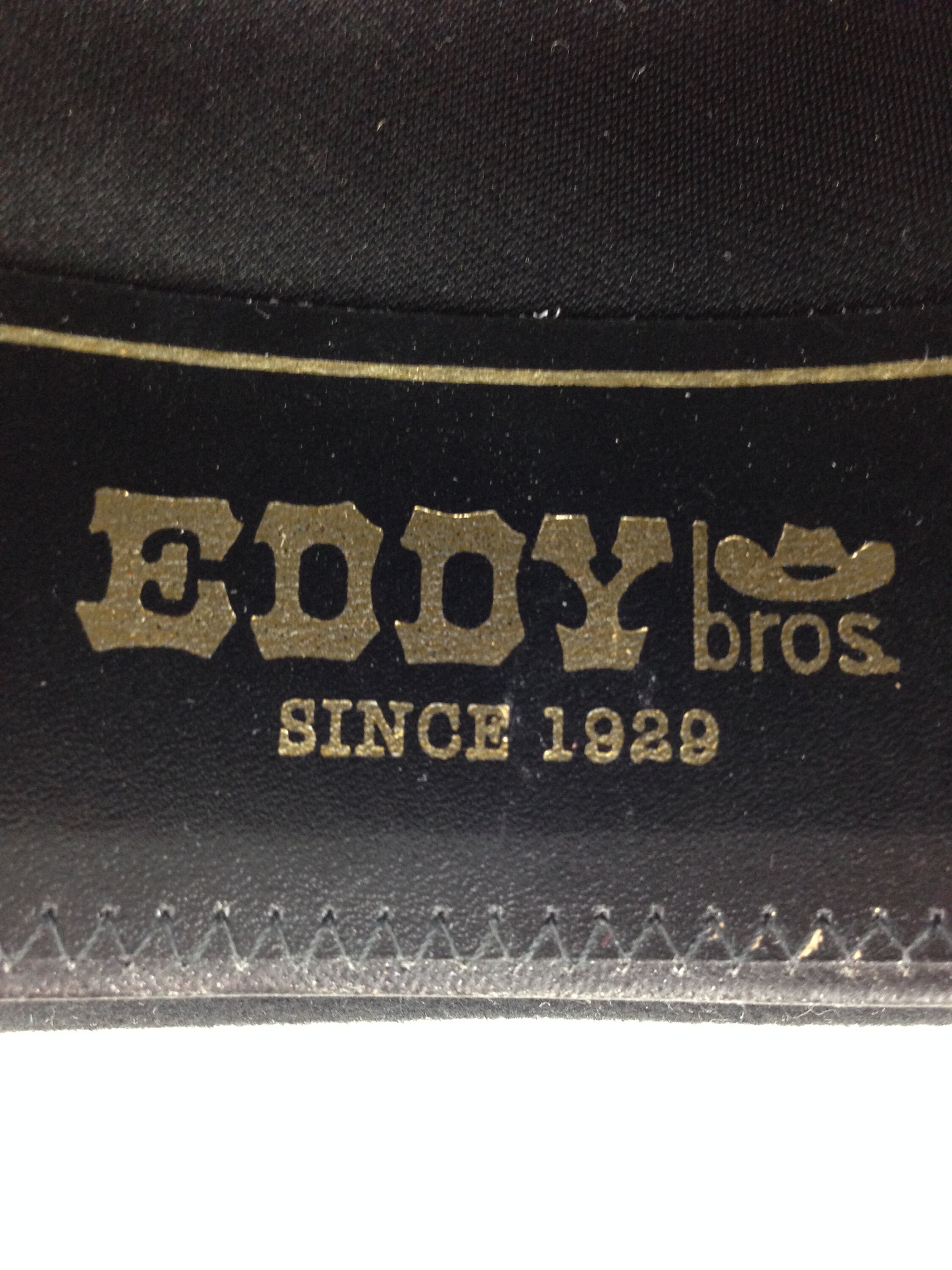 Chapeau De Cowboy Eddy Bros. Company - Taille 7 3/8, Noir, Occasion Très Bon état