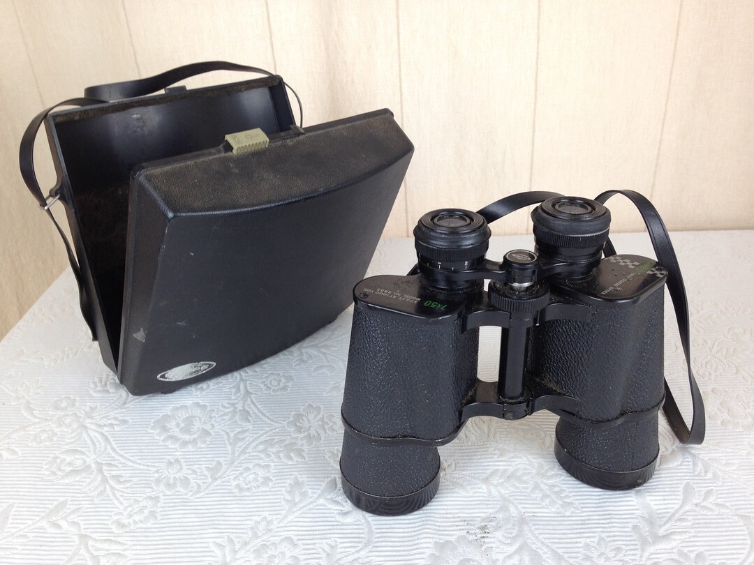 Vintage Japanese Scope Mark IV Binoculars 7 X 50 Model No. 2833 With Original Hard Case 03470 Etsy