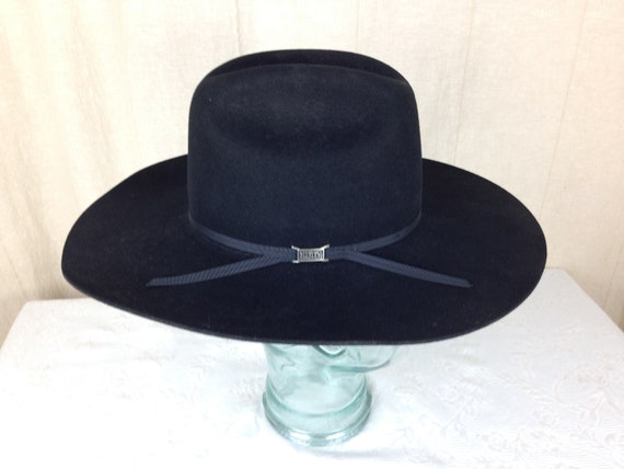 Black Eddy Brothers 3X Cattleman Style Cowboy Hat… - image 4