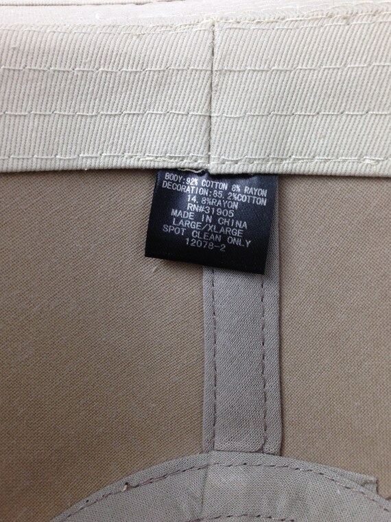 Beige Wide Brim Fedora Hat With 