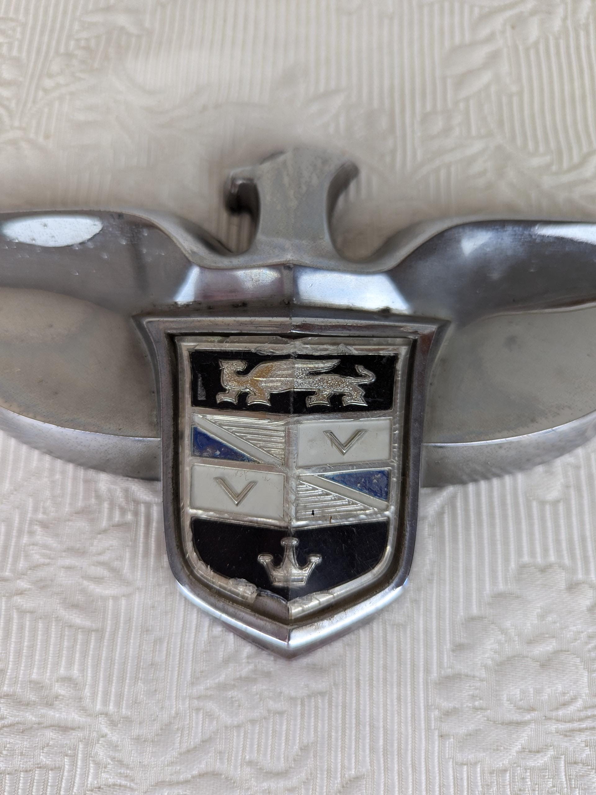 Vintage 1955 Chrysler Imperial Trunk Eagle Emblem Part Number