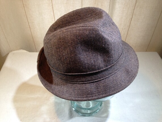 Vintage Pendleton Wool Brown and Brown Speckled B… - image 4