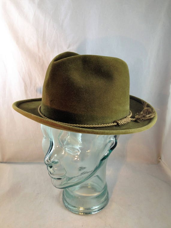 olive green cowboy hat