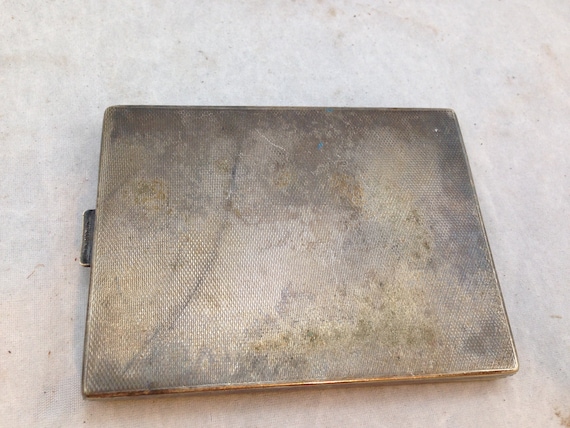 Vintage Alpacca Hoka Silver Plated Cigarette Case Featuring a Map of the  Netherlands 04241
