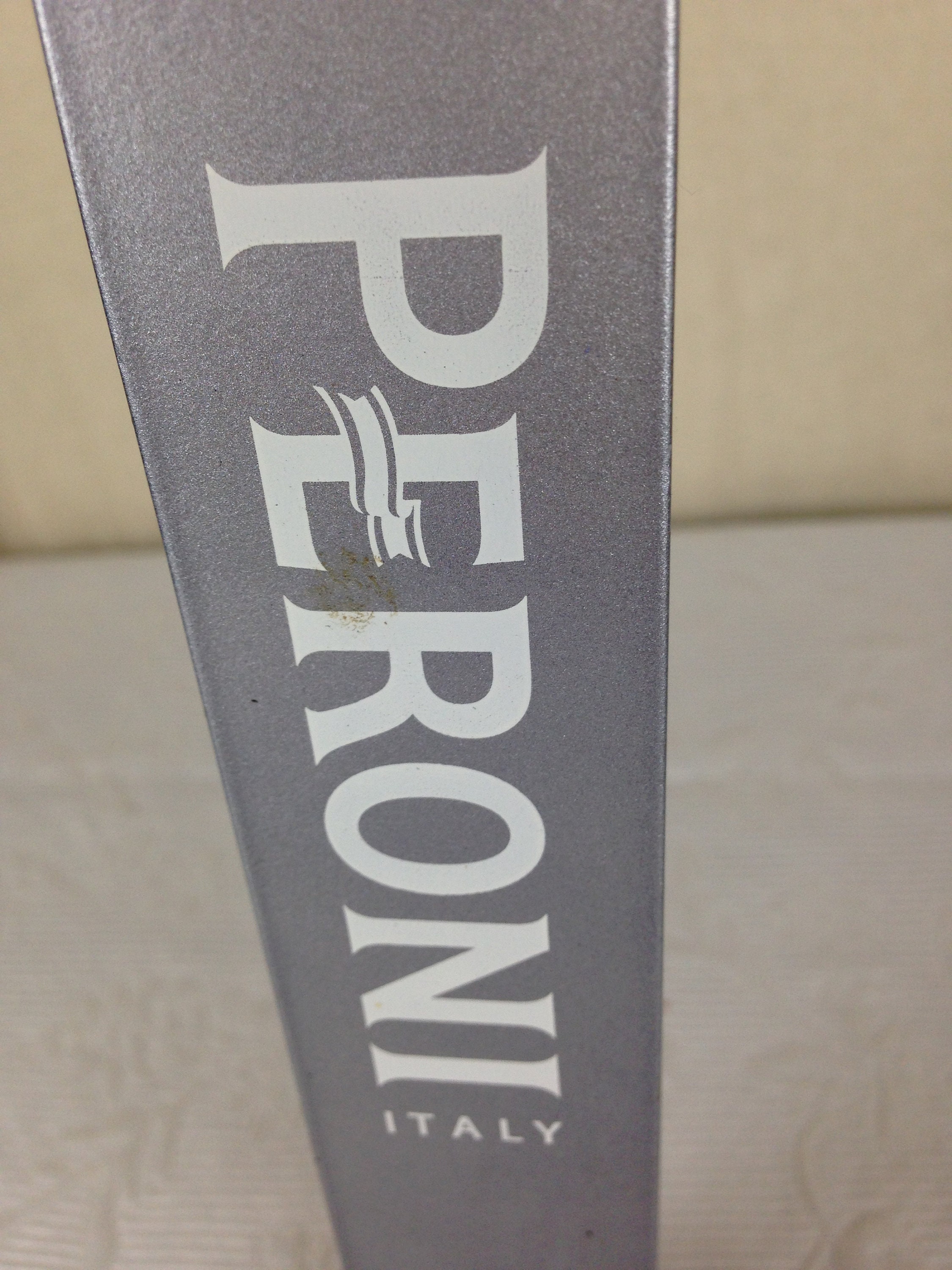 peroni beer tap handle