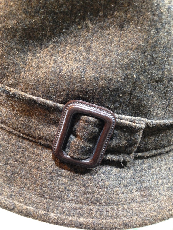 Vintage Pendleton Wool Brown and Brown Speckled B… - image 5