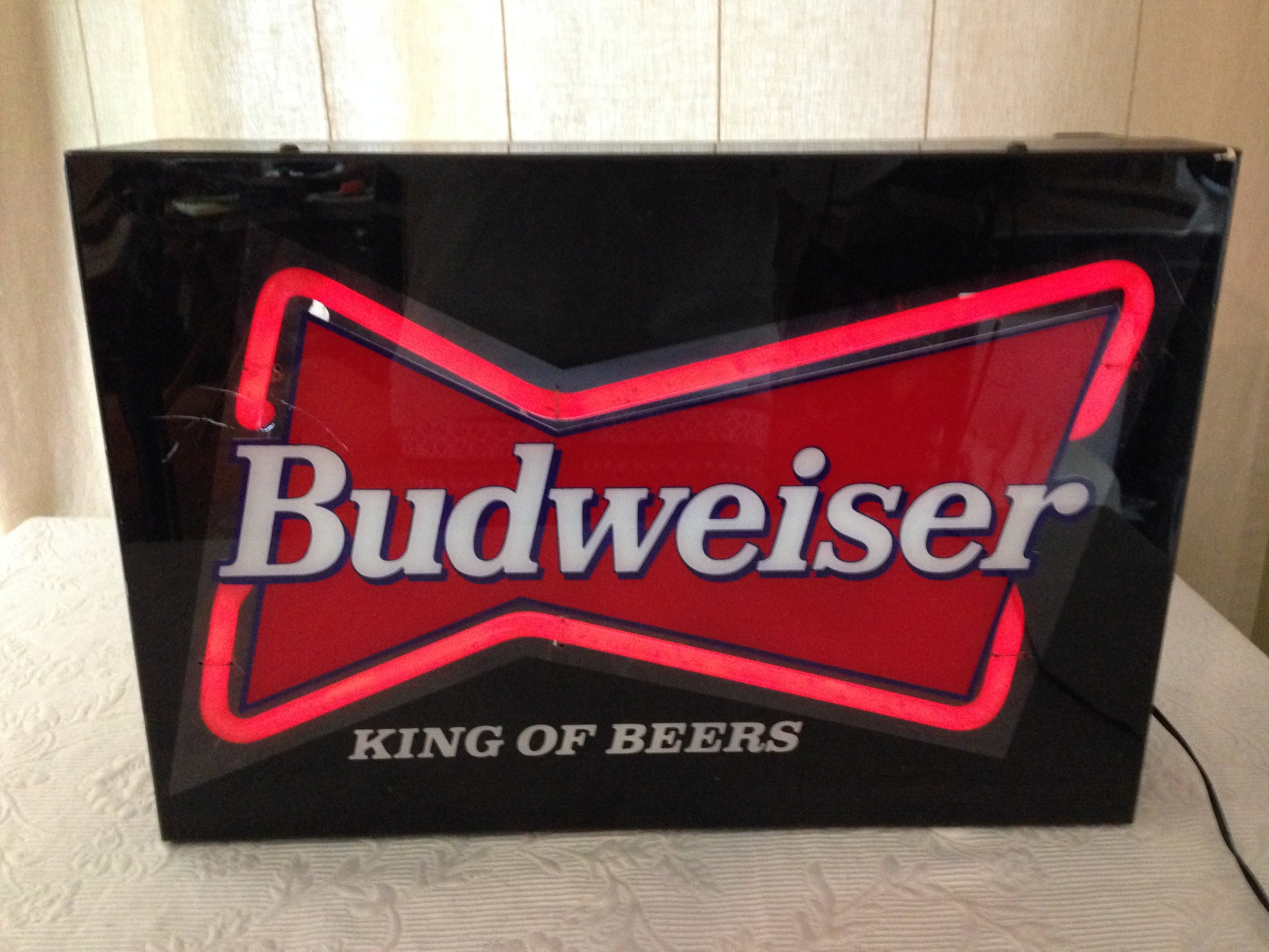 Budweiser Vintage Neon Sign - Etsy