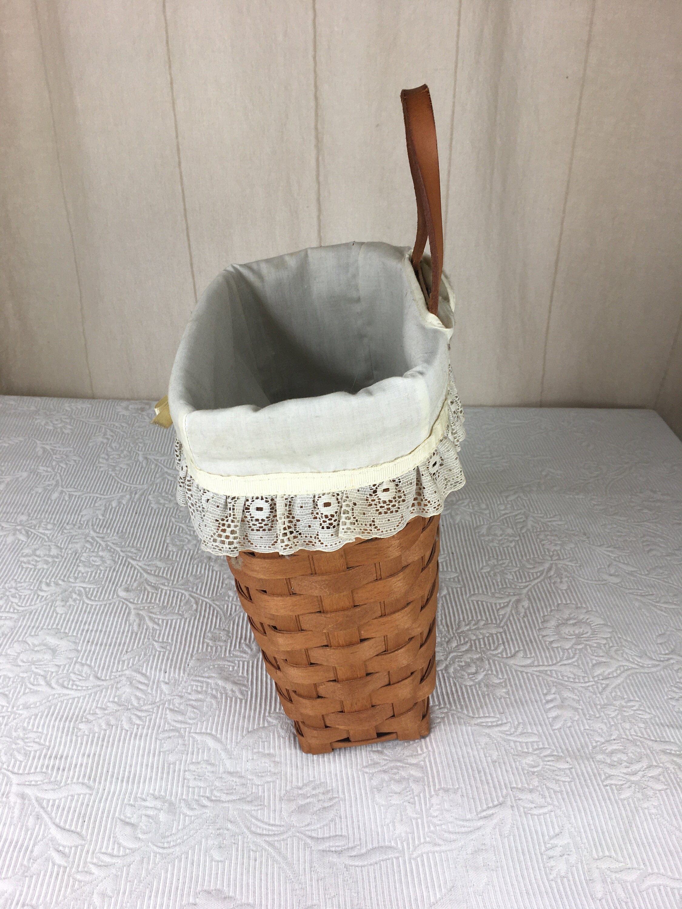 Longaberger Mail Basket Large Size 9 3/4 X 9 3/4 X 5 1/2 With