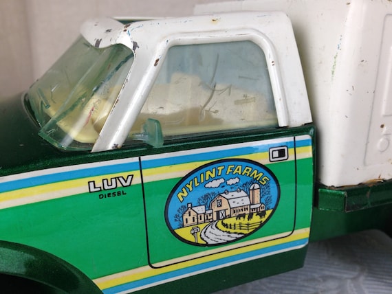 Vintage Nylint Pressed Steel 'nylint Farms' Stake Truck Original