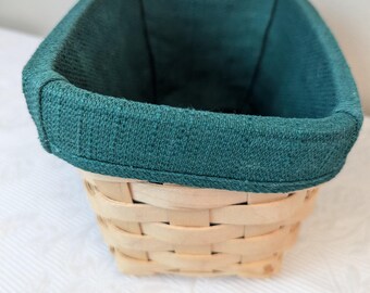 ヴィンテージ ロンガバーガー バスケット 高さ 5 7/8 インチ 8 1/4 x 6