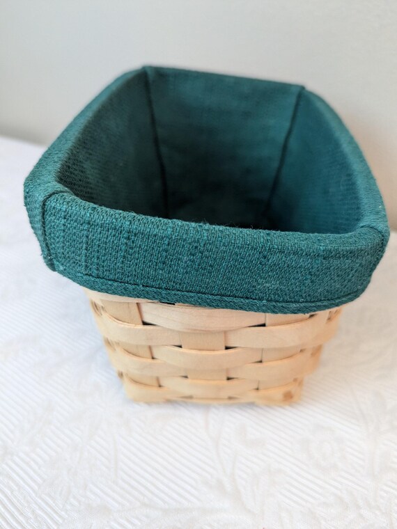 ヴィンテージ ロンガバーガー バスケット 高さ 5 7/8 インチ 8 1/4 x 6