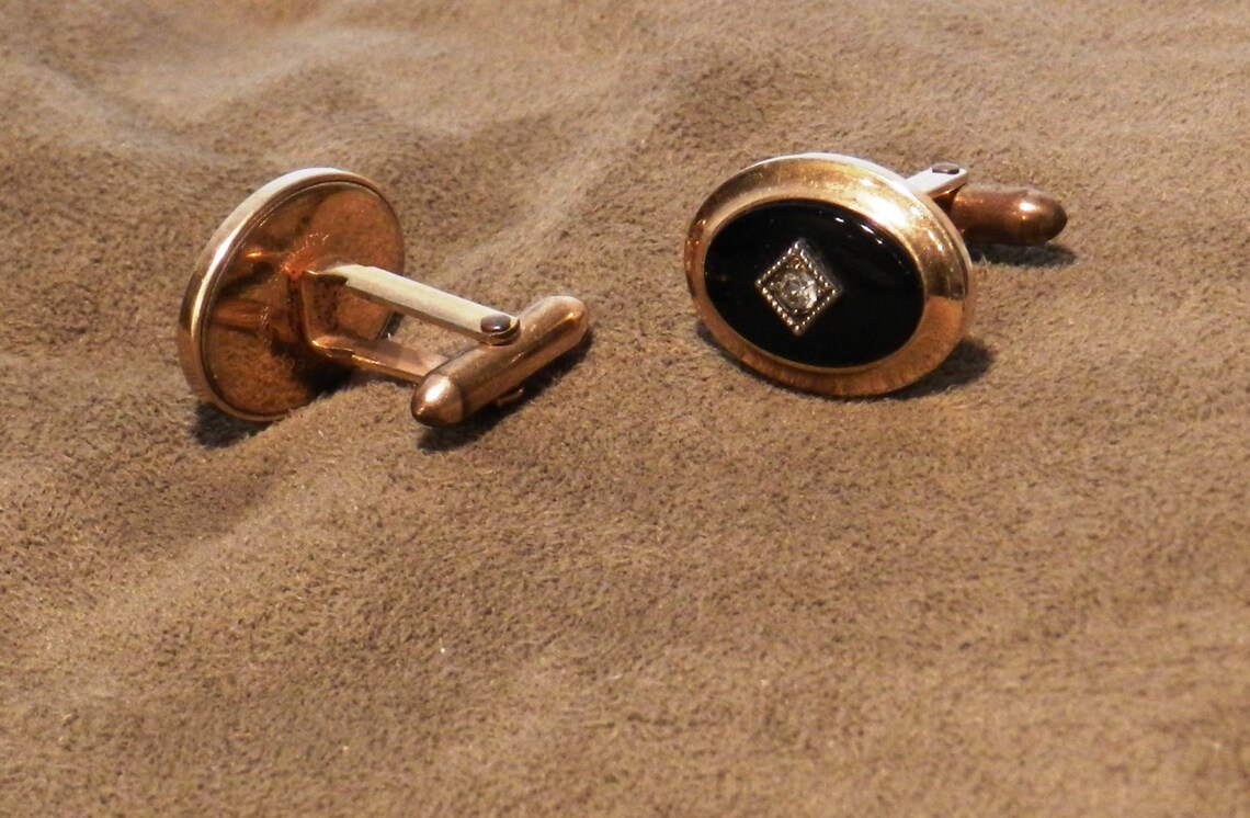 Vintage Quality Correct Cufflinks by Krementz Gold Layered Etsy