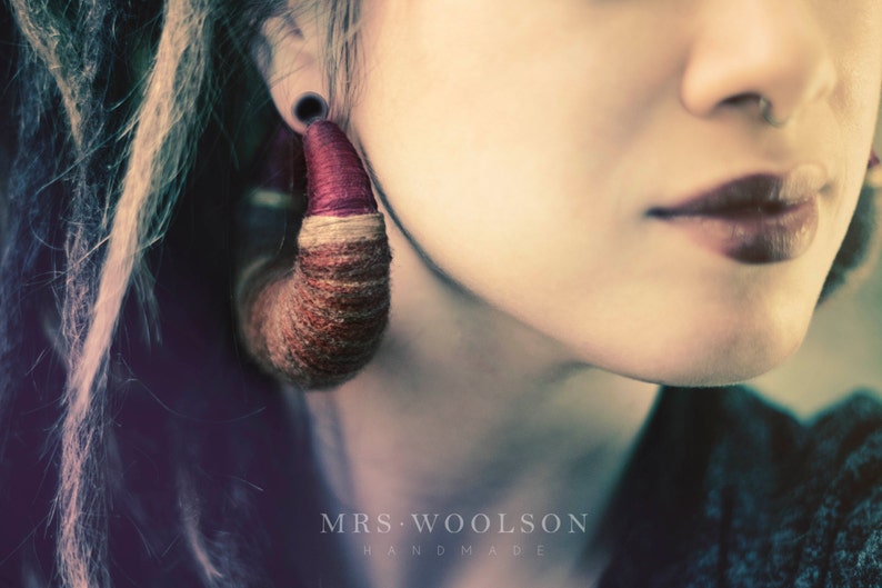 Earrings for tunnels Good as ear weights. gauges streached ears