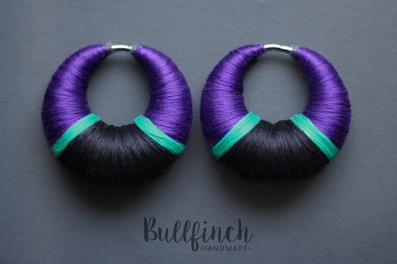 Earrings for gauges | tunnels. Good as ear weights. 100/% handmade | Dark Queens ;