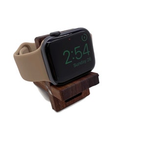 Apple watch stand Apple watch dock wood apple watch band strap 49 mm 44mm 42mm 40mm 38mm valentines Day gift for him/her series 4 series 5 image 5