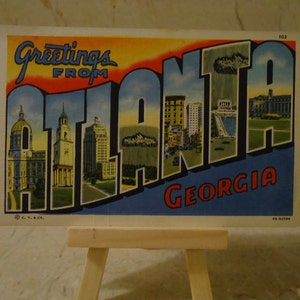 Carnet de cartes postales Atlanta, Géorgie sur commande