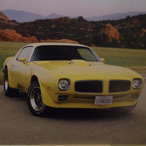 Classic Pontiac Firebird Car Notebook MADE TO ORDER