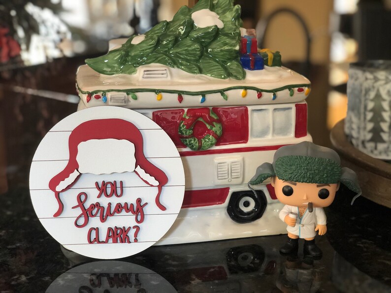 Christmas Vacation Tiered Tray Tiered Tray Decor National Etsy