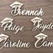 2021 Personalized Wooden Graduation Tags Graduation Ornaments Christmas ornament Grad gift tags Senior tags college gift 