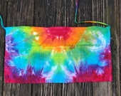 Tie Dye Waist Apron, Tie Dye Vendor Apron, Tie Dye Craft Apron, Tie Dye Money Apron, Server Apron, Tool Apron, Half Apron, Waitress Apron