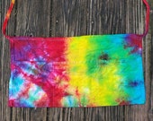 Tie Dye Waist Apron, Tie Dye Vendor Apron, Tie Dye Craft Apron, Tie Dye Money Apron, Server Apron, Tool Apron, Half Apron, Waitress Apron