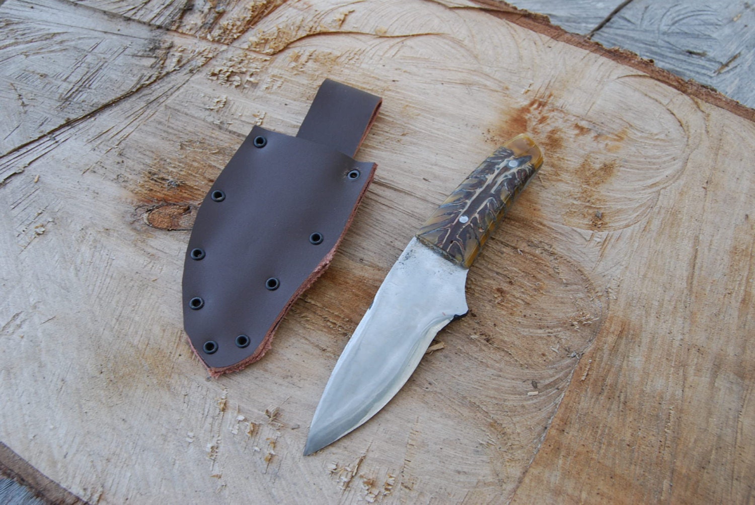 Hand knife, Hand made hunting knife, Camping knife, Hunting