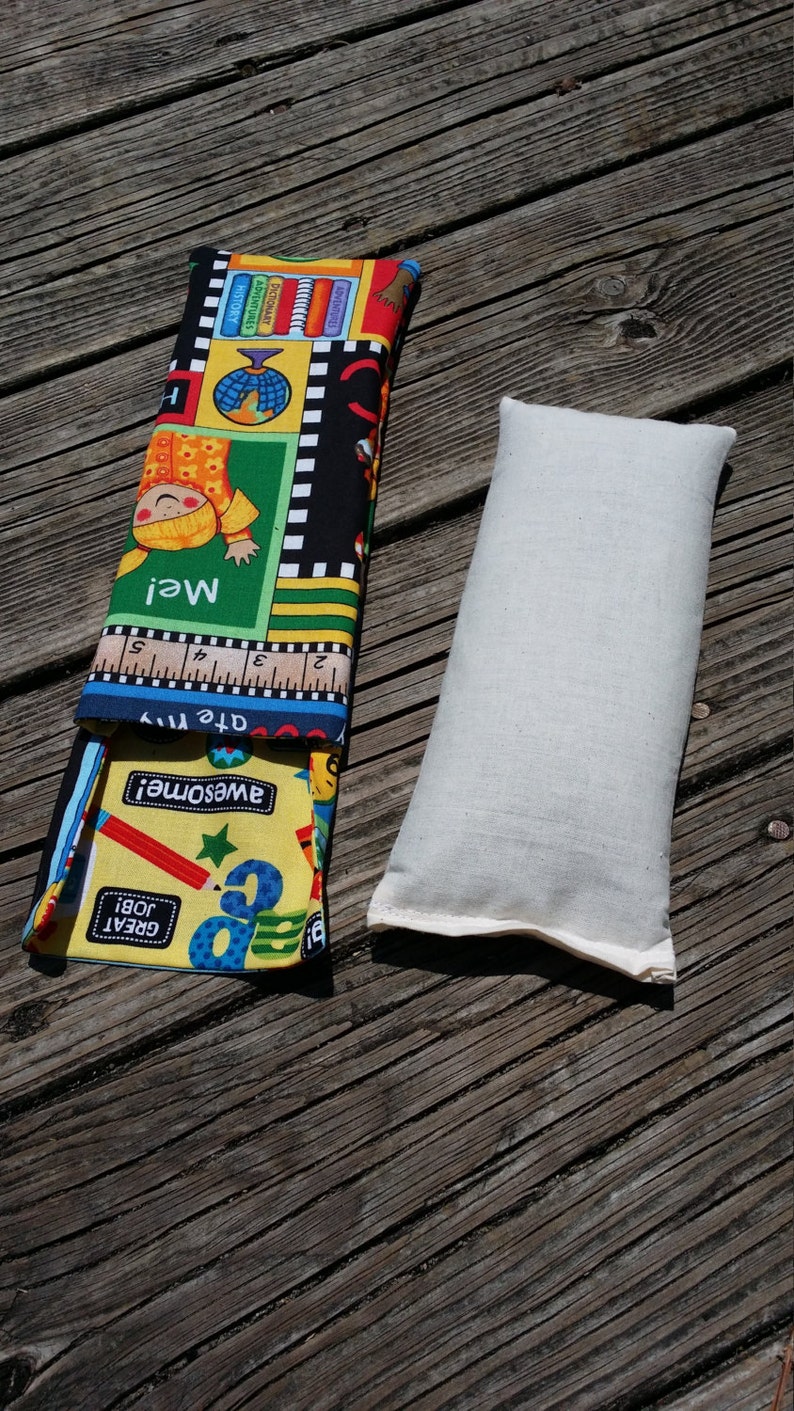 Yoga Eye Pillow/relaxing Eye Pillow With Teacher Print Cover / Etsy