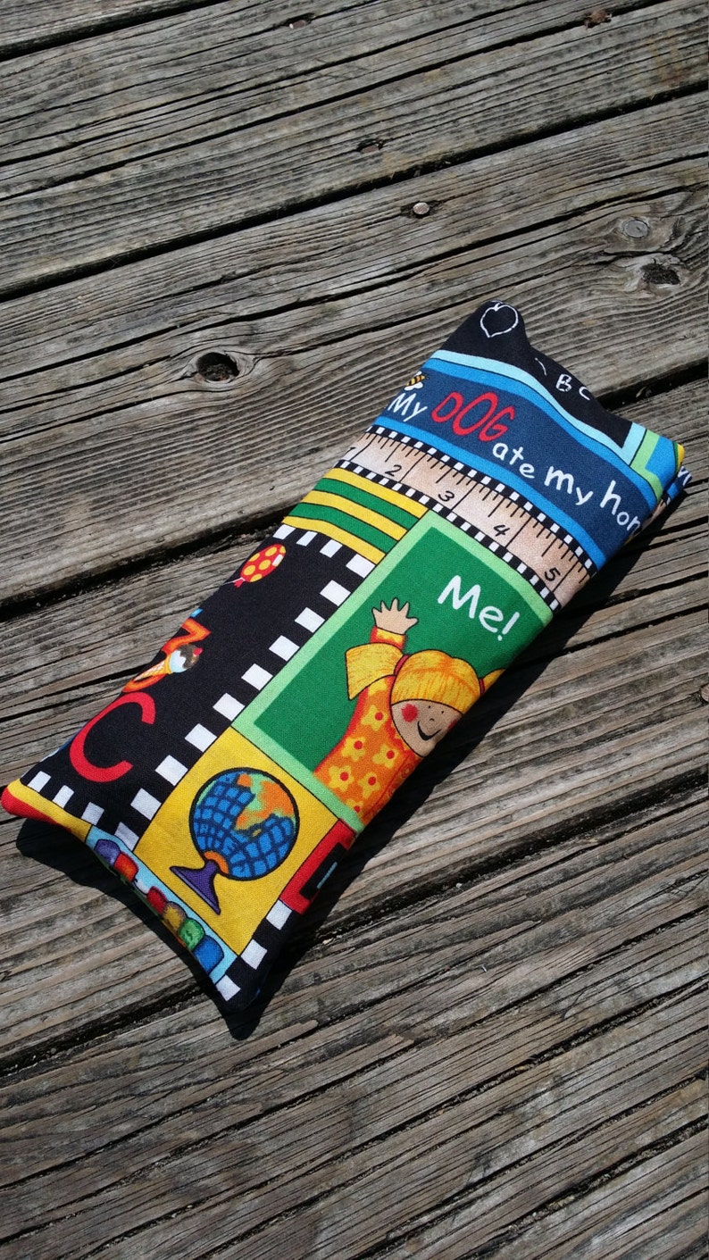Yoga Eye Pillow/relaxing Eye Pillow With Teacher Print Cover / Etsy