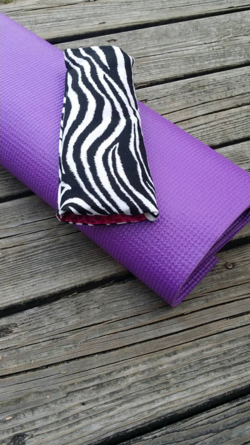 Yoga Eye Pillow / Relaxing Eye Pillow animal prints cover / yoga