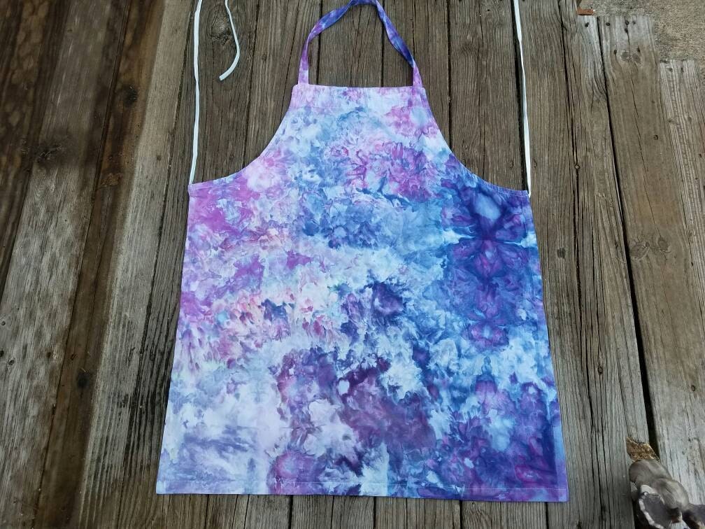 Tie Dye Apron, Tie Dye Craft Apron, Tie Dye Kitchen Apron, Waitress