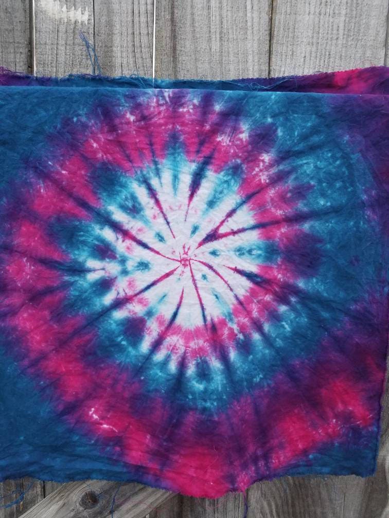 Tie Dye Cotton Fabric, Tie Dye Tapestry, Tie Dye Wall Hanging, Rainbow