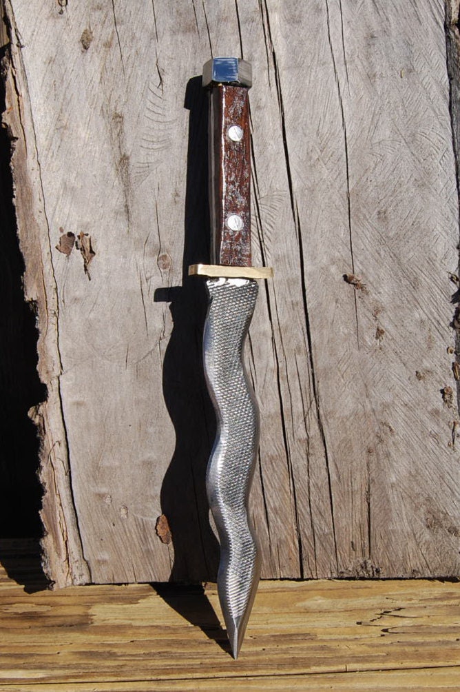 Serpent knife, Kriss knife, knife, File knife, curved knife