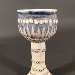Vintage Stoneware Goblet #V32 by Skip Lyman
