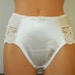 White panties, high waist, lingerie,plus size panties,handmade panties,lingerie, crossdressing,bbw woman, lace lingerie,underwear,crotchless 