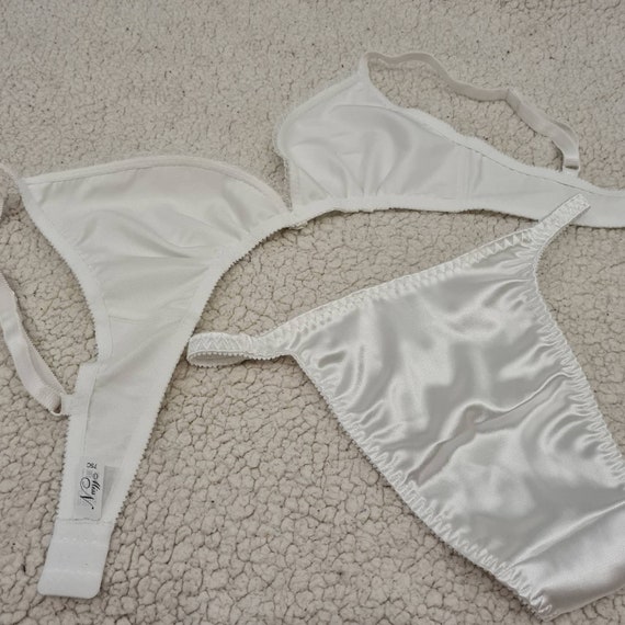 Strip,pocket Thong,plus Size,lace Lingerie,white Ladies,wedding