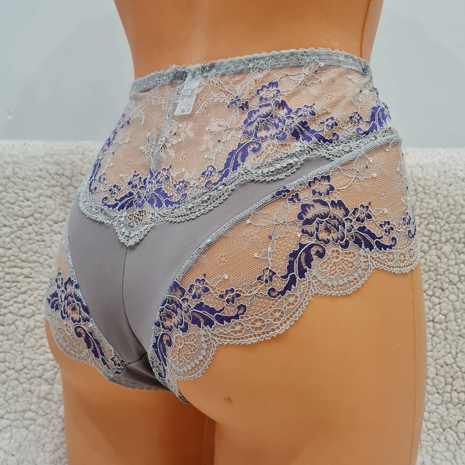 high waisted crotchless