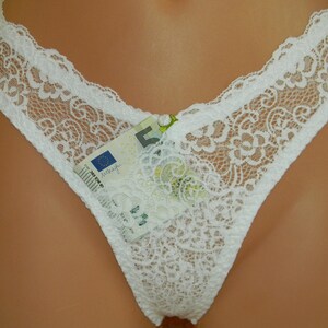 Strip,Pocket thong,Plus size,lace lingerie,white ladies,wedding thong,Handmade underwear,white knickers,panties,thongs,white thong,bbw,sexy